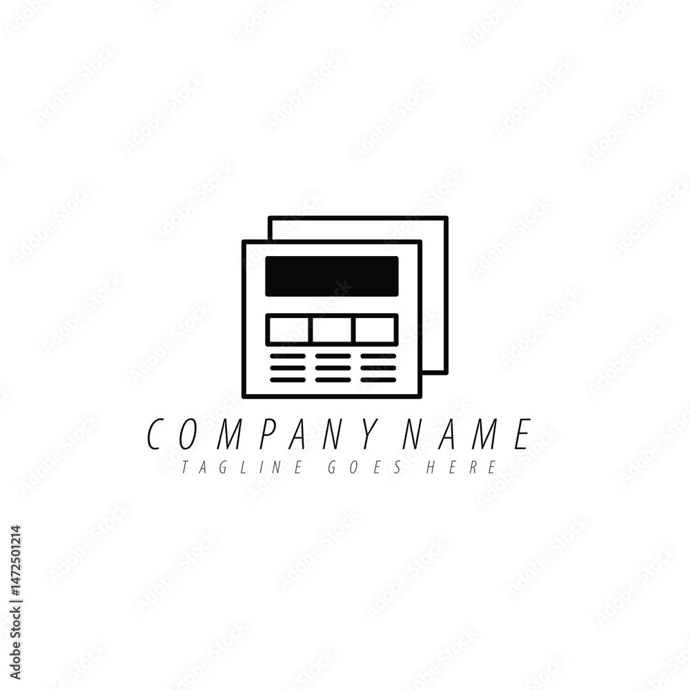 Creative Document Logo Design. Minimalist and Modern Vector Template Creative Document Logo Design. Minimalist and Modern Vector Template