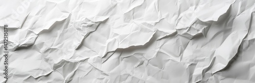 Wallpaper Mural Crumpled White Paper Texture Background Torontodigital.ca