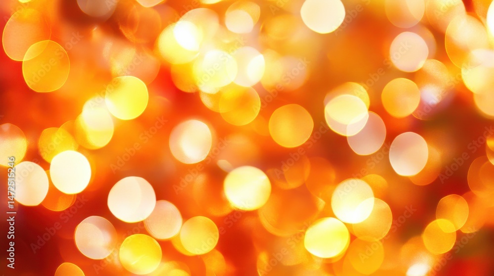 Abstract Soft Focus Background with Warm Orange Bokeh Lights Abstract Soft Focus Background with Warm Orange Bokeh Lights