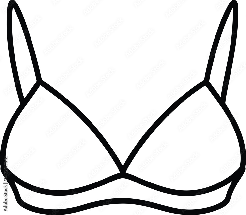 vector illustration of bikini top vector illustration of bikini top