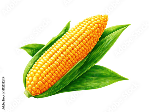 Wallpaper Mural Harvesting fresh corn on the cob outdoor food photography. Isolated on transparent background, png. Torontodigital.ca