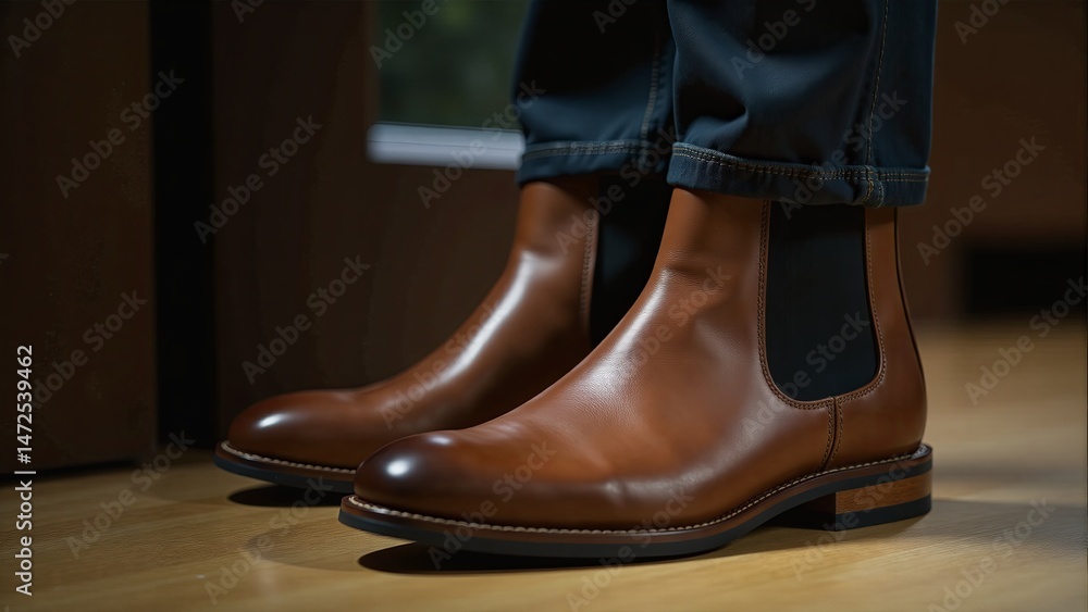 Men's Brown Leather Chelsea Boots Men's Brown Leather Chelsea Boots