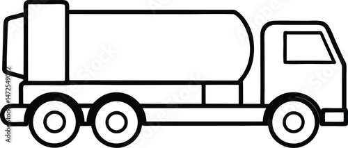 fuel truck vector illustration