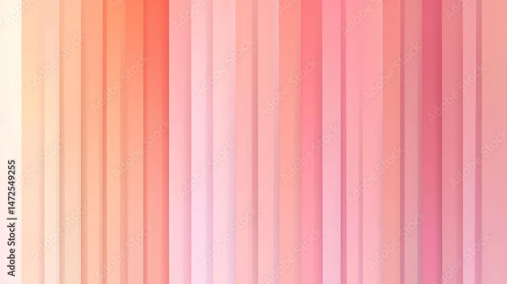 Obraz premium Peach Abstract Vertical Stripes.