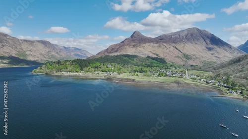 Wallpaper Mural Loch Leven from a drone, Glencoe, Highland, Scotland Torontodigital.ca