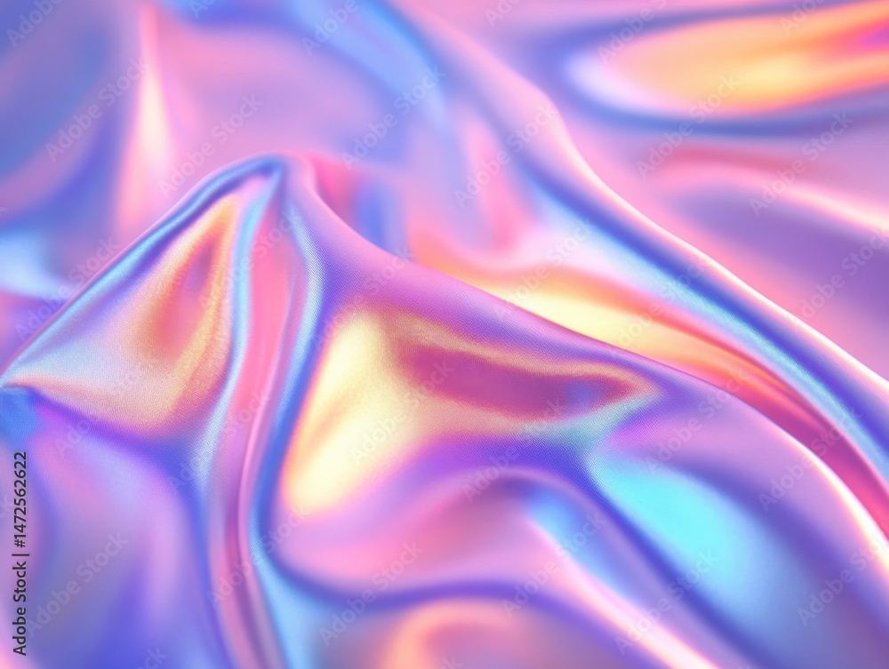 Obraz premium Iridescent abstract fabric texture