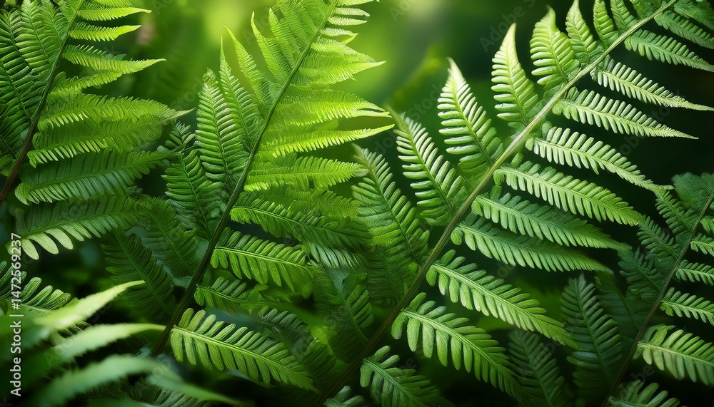 close up of lush green fern leaves creating a natural and organic texture close up of lush green fern leaves creating a natural and organic texture