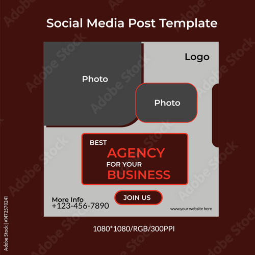 Best agency for your business free template