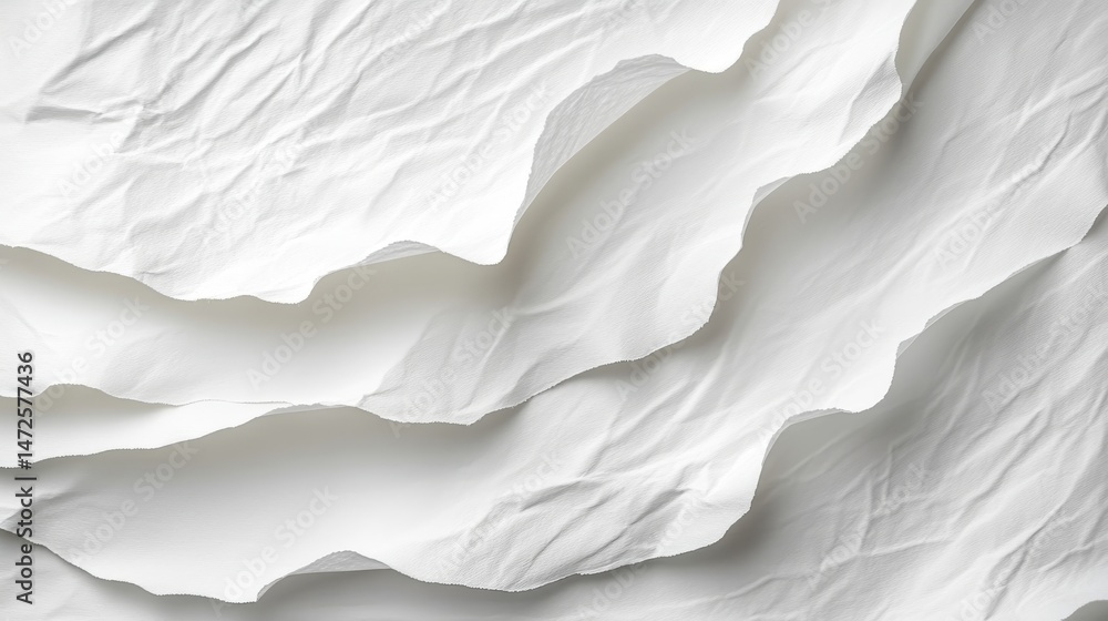 Textured White Paper Layers Abstract Background Textured White Paper Layers Abstract Background