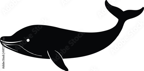 whale silhouette vector art