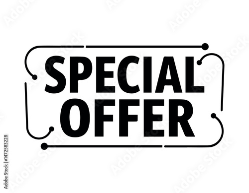 Special Offer Promotion Sale Discount Deal Tag Graphic