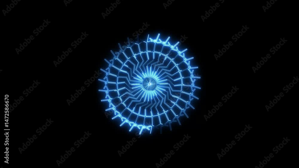 Technology circuit board with shield icon animation with neon line. circuit board with lines, representing data protection technology. Technology circuit board with shield icon animation with neon line. circuit board with lines, representing data protection technology.