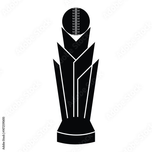  world cup award trophy vector illustration icon
