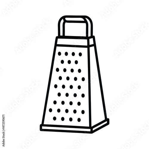 grater isolated on white background