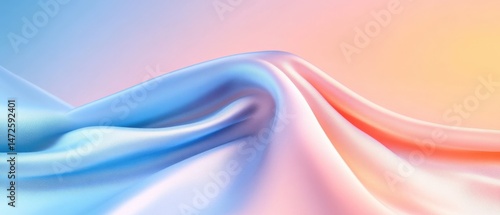 Abstract colorful wavy fabric