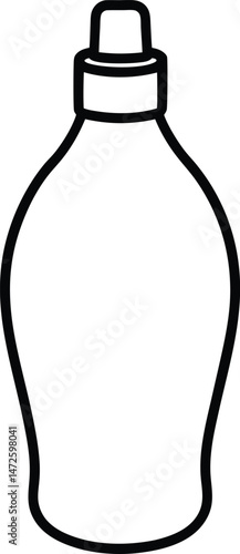 tanning lotion bottle icon vector illustration