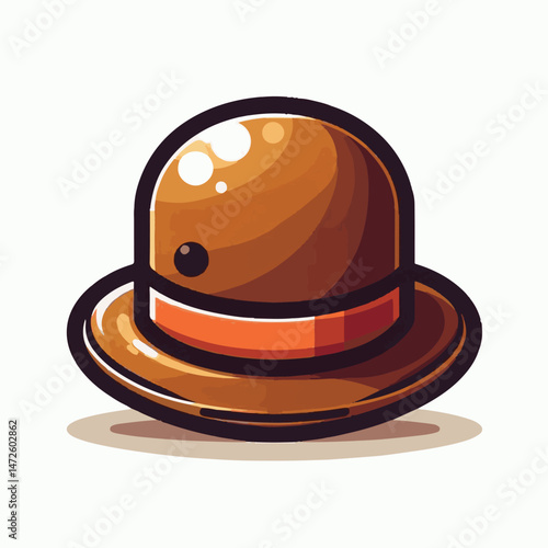 hat, style, vintage, black, isolated, fashion, retro, man, male, gentleman, elegant, clothing, bowler, white, bowler hat, accessory, suit, illustration, cap, design, classic, english, background, clot