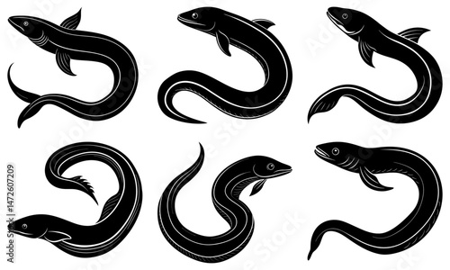 Fish Silhouette vector illustration