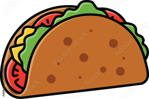 Delicious Taco Clipart