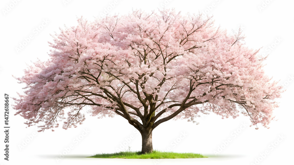 Obraz premium tree with pink flowers