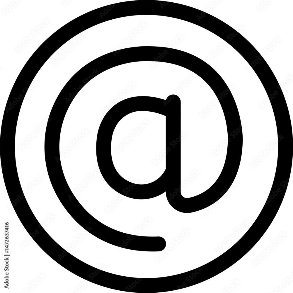 Fototapeta premium Icon Contac