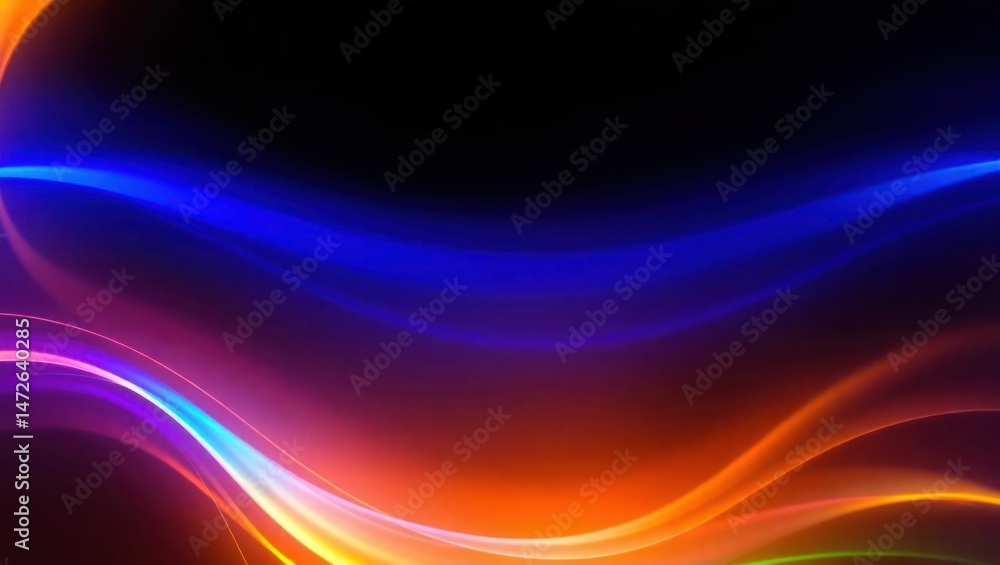 Obraz premium abstract colorful background with waves