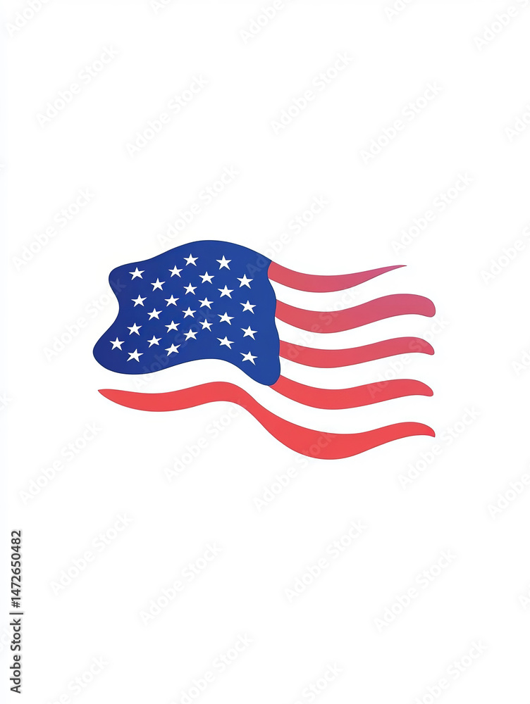 Grunge American Flag Art for 4th of July – Patriotic Independence Day Design Grunge American Flag Art for 4th of July – Patriotic Independence Day Design