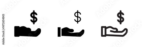 Investment icon set for financial planning, funding strategy, ROI tracking, and business capital