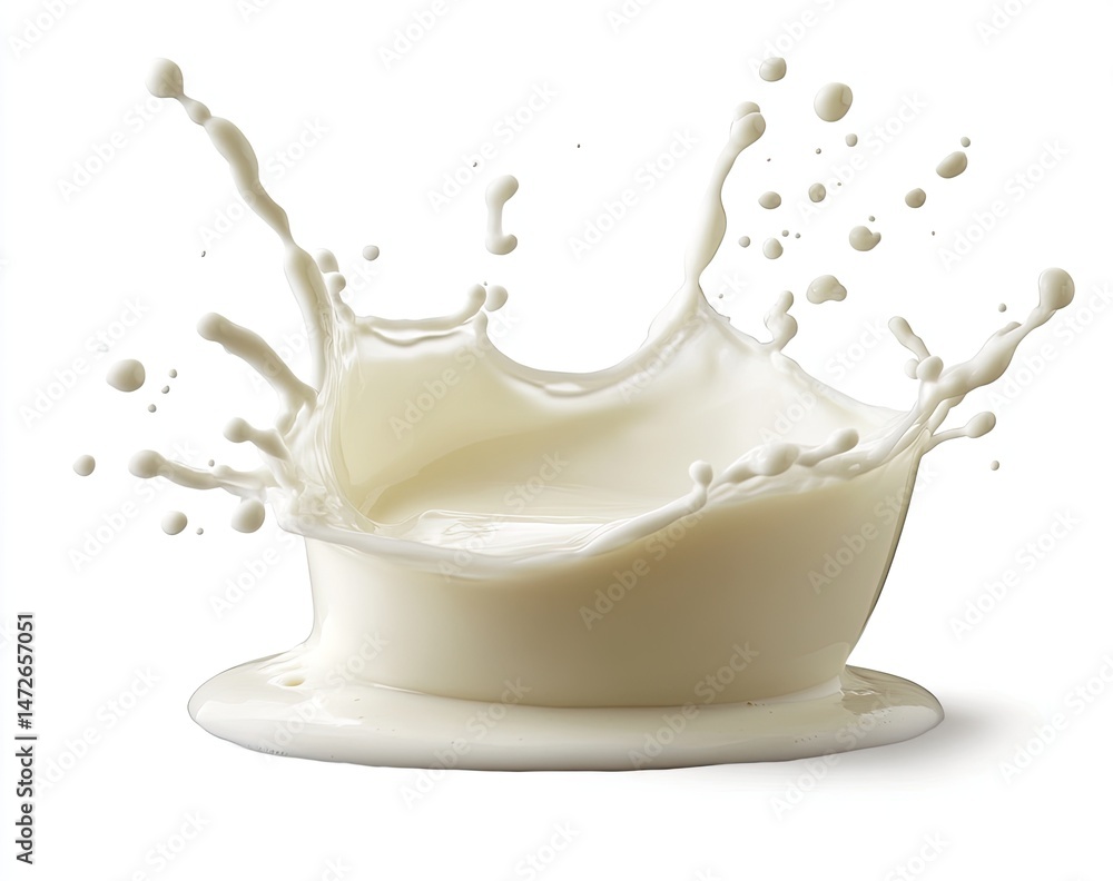 Milk splash, a perfect dairy image Milk splash, a perfect dairy image