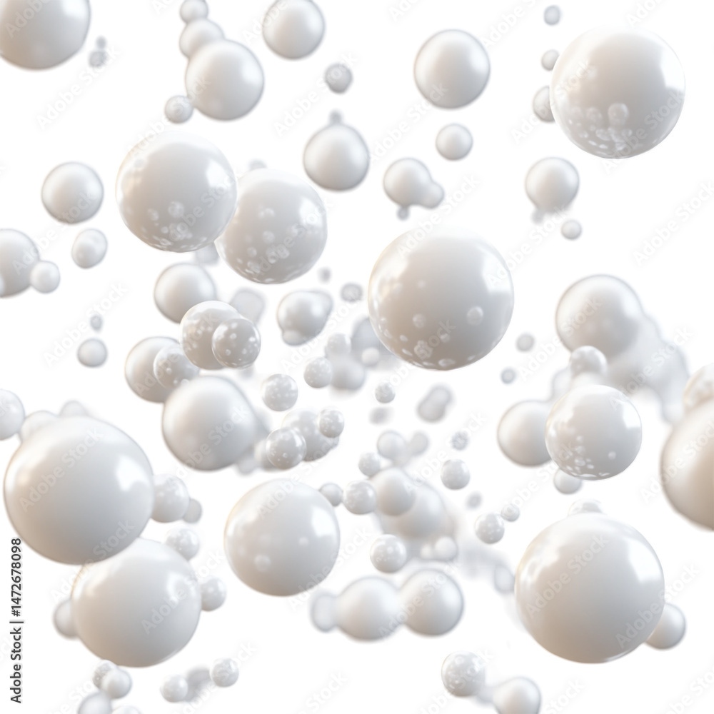 Randomly dropped ping pong balls in mid-bounce, with dynamic angle and slight blur effect, photorealistic finish, transparent background. Randomly dropped ping pong balls in mid-bounce, with dynamic angle and slight blur effect, photorealistic finish, transparent background.