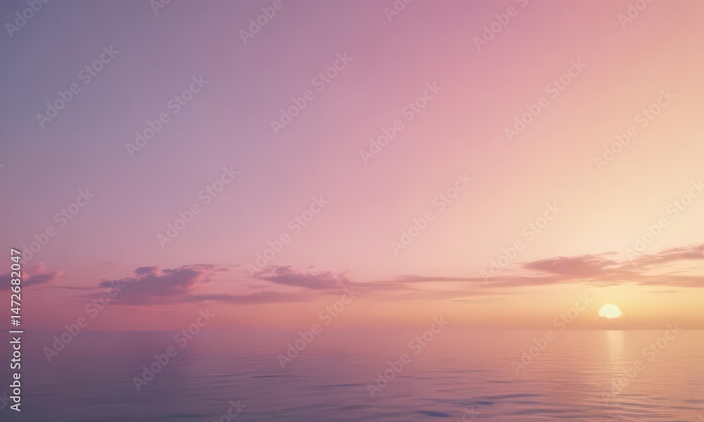 Obraz premium Soft fuzzy gradient of pink, blue, and yellow hues; resembles a sunset , abstract, art
