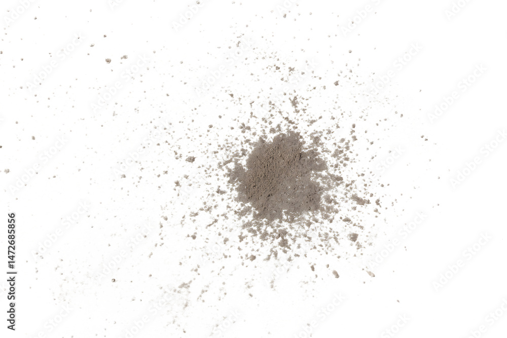 Abstract Texture of Brown and White Powder Explosion on Black Background Abstract Texture of Brown and White Powder Explosion on Black Background