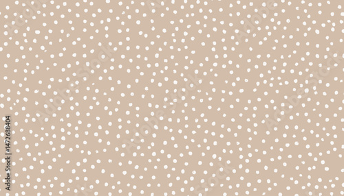 Abstract Animal Skin Polka Dot Pattern � Minimal Boho Doodle Print & Neutral Beige Seamless Texture