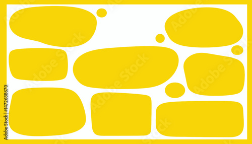 Abstract Organic Shapes � Irregular Blob Set, Fluid Line Banners & Hand-Drawn Amoeba Elements