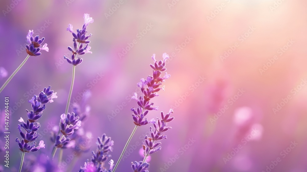 Fototapeta premium Elegant abstract lavender haze