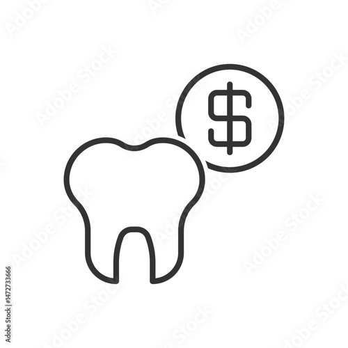 Tooth And Teeth Money Icon