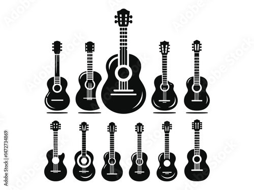 Guitars Vector Icon Pack 