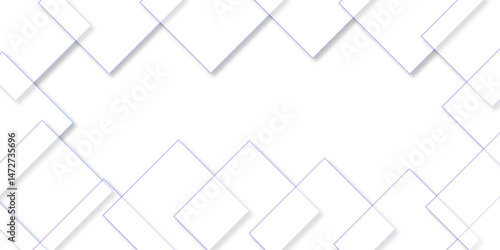 abstract background with white lines. White floor tiles abstract layers smooth 3d shadow vector design wallpaper. abstract white geometric background