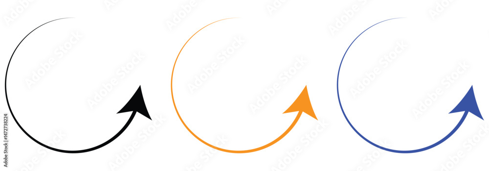 Obraz premium Refresh vector icon set , restart or reload vector symbol.