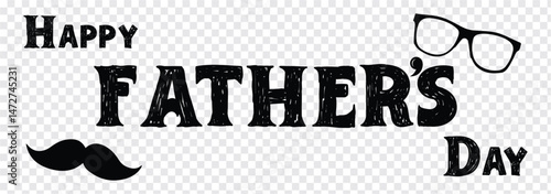 Love Happy Father's Day, Father's Day vector logo design, fathers care with love logo.