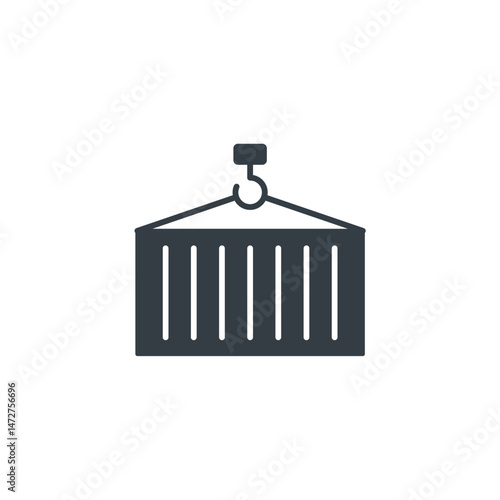 Delivery Van icon symbol vector illustration isolated on white background