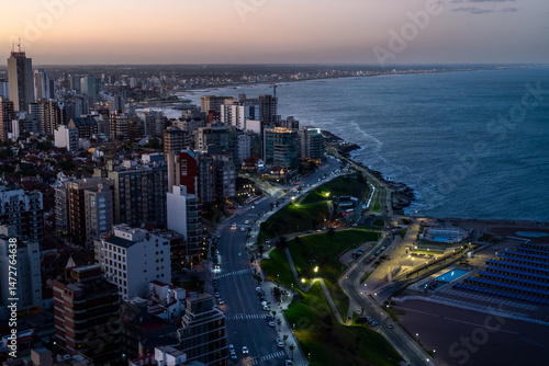 Mar del Plata - Argentina. Series of photos of the best city in South America. From cityscapes to beaches and cliffs. Aerial photos and street. the Atlantic Pearl