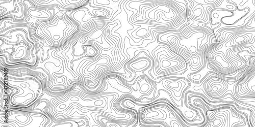 Design an artwork or concept that uses only black topographic contour lines to represent a landscape, emotion, or abstract idea. Let the absence of color heighten the focus on form, elevation, 