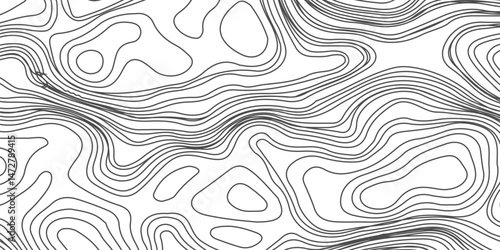 Design an artwork or concept that uses only black topographic contour lines to represent a landscape, emotion, or abstract idea. Let the absence of color heighten the focus on form, elevation, 