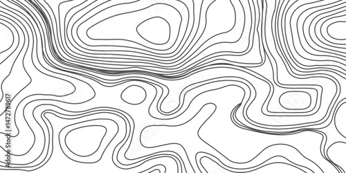 Design an artwork or concept that uses only black topographic contour lines to represent a landscape, emotion, or abstract idea. Let the absence of color heighten the focus on form, elevation, 