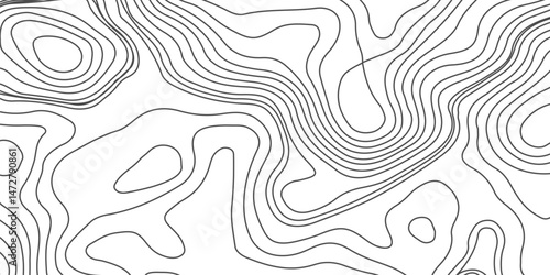 Design an artwork or concept that uses only black topographic contour lines to represent a landscape, emotion, or abstract idea. Let the absence of color heighten the focus on form, elevation, 
