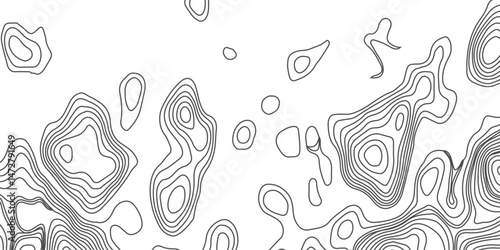 Design an artwork or concept that uses only black topographic contour lines to represent a landscape, emotion, or abstract idea. Let the absence of color heighten the focus on form, elevation, 