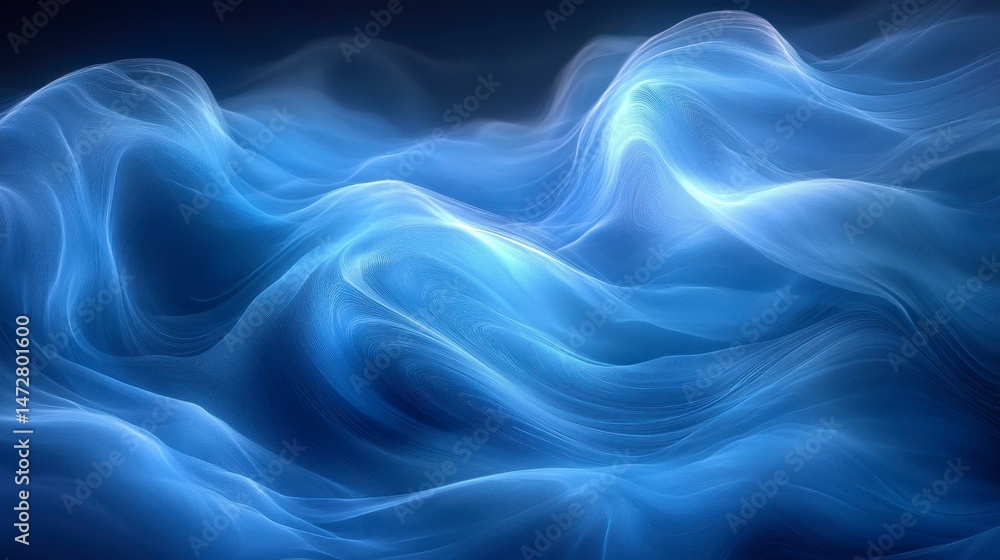 Ethereal blue waves Ethereal blue waves