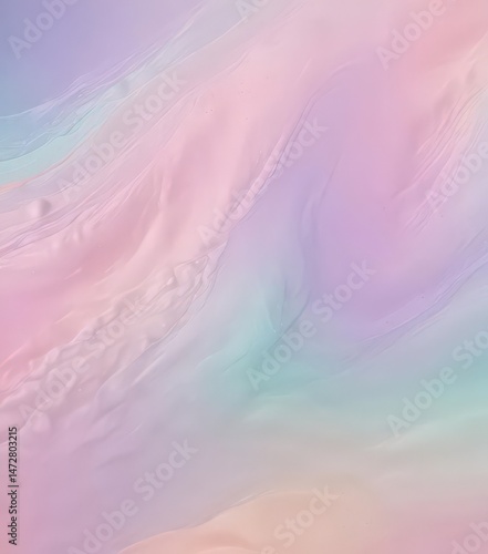 Abstract pastel blend, hazy, flowing texture  Subtle color shift, calming visual , tone, serene, texture