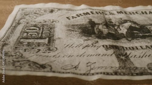 Wallpaper Mural Civil War Era Dollar Bills Union Money Historic Currency Close Up 6 Torontodigital.ca